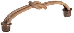 WALTECO Rimini bútorfogantyú 128 mm-es tengelytávolság bőr antik réz (WT-7415)