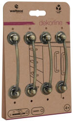 Walteco Sapri bútor fogantyúgarnitúra 96 mm-es tengelytávolság bronz 4 db (WT-7713)