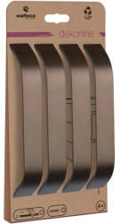 WALTECO Fiesta bútorfogantyú-készlet tengelytávolság 160 mm matt barna 4 db (WT-7753)