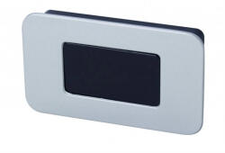 WALTECO Tolóajtó kilincs Murcia 64mm matt króm+fekete (WT-7352)