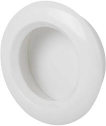 WALTECO Bútorfogantyú átmérője 40/51 mm műanyag fehér (WT-7104)