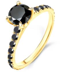 SAVICKI Inel de logodnă Share Your Love: aur, diamant negru - savicki - 8 477,00 RON