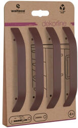 WALTECO Lugano bútor fogantyúgarnitúra 128 mm-es tengelytávolság matt bordó 4 db (WT-7762)