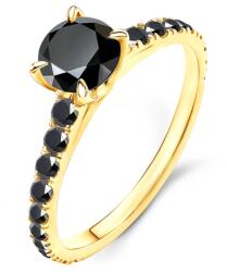 SAVICKI Inel de logodnă Share Your Love: aur, diamant negru - savicki - 8 605,00 RON