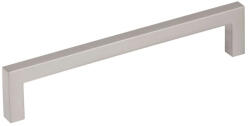 WALTECO Prisma bútorfogantyú 128 mm-es tengelytávolság szálcsiszolt szatén nikkel (WT-7571)