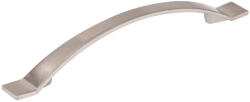 WALTECO Omega bútorfogantyú 128 mm-es távolsággal szálcsiszolt szatén nikkel (WT-7569)
