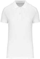 Kariban Női organikus piké pamut póló, Kariban KA2026, White-3XL (ka2026wh-3xl)