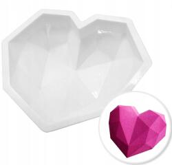 Eurobatt Szilikon Forma Süteményhez Szív Gyémánt Sütés Kalács Valentin Nap (EBB00219P)