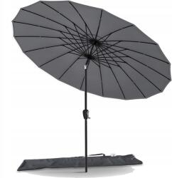 Vounot Shanghai Garden Napernyő, szürke, 270cm átmérő, UV védelem (6973424410752)