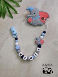 Baby Panda Névre szóló rágcsalánc - Dumbo - kék