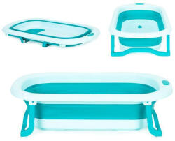 Homelux Gyerek fürdőkád összecsukható leeresztővel zöld (hlHA-B37_BLUE)