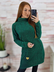  Garbós nyakú, oldalt sliccelt, vastagabb anyagú tunika L-XL