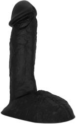 Guilty Toys Dildo with Suction Cup, Silicone, Black, 17.2 x 4.2cm Dildo
