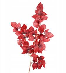  Őszi dekorációs ág, 95cm, piros levelekkel (KWO1621/RED)