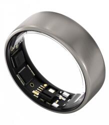 Ultrahuman Ring Air - Smart Ring, Charger, USB Cable Size-07- Raw_Titanium (UHRA-RT-07)