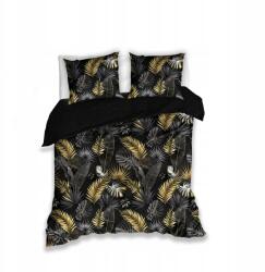Carbotex Fekete-arany Ágyneműhuzat, 160x200cm, pamut-szatén, 2 párnahuzat (ROT211015-19)