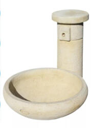 Jován Trend kerek kút alacsony, bézs (JOVKU018/bézs) (JOVKU018-bezs)