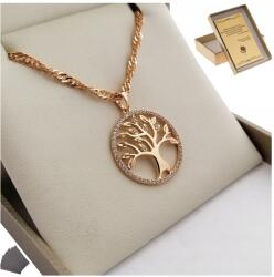 Golden Celebrity Arany Lánc Szerencsefa Nyaklánc Ajándék Nőknek Gravírozás (Biżuteria dla dziewczyny żony córki mamy)