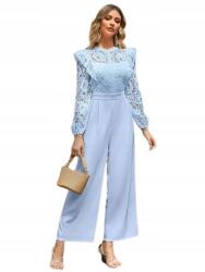  Elegáns Overál Kék Csipkével L 1M