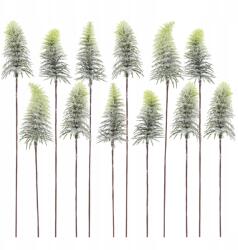 Trend-Deco Mini karácsonyfa drót díszek, 12 db-os, 10cm magas (#12727)