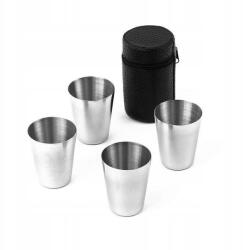Orion poharak acél tokban, 5 el. , 4 db 30 ml, turista (125154)