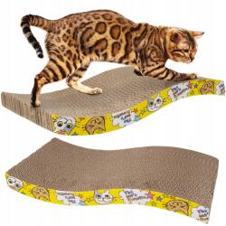 Purlov Karton Kapacskodó Macskának, Függőágy, Fekvőhely, Karton Matrac Hullám Forma (22037)