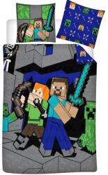 Aymax Minecraft Ágyneműhuzat, 140×200cm, pamut+poliészter, kétoldalas (12303)