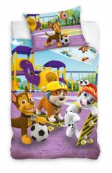 Carbotex Ágyneműhuzat Játszótér Mancs Őrjárat Kutya Páva, 160×200cm, 100% pamut (PAW203021)