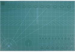 Dodaco Placa de taiere fata-verso A5, 15 x 22 cm, cu auto-vindecare, grila precisa si suprafata profesionala, verde, ideala pentru croitorie, craft, arhitectura si proiecte DIY