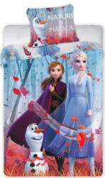 Faro Frozen Jégvarázs ágyneműhuzat, 140×200cm, 100% pamut, cipzáras rögzítés (Frozen 2 026)