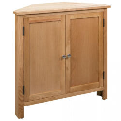 vidaXL Dulap de colț din stejar, 80 x 33, 5 x 78 cm (247039) Dulap arhivare