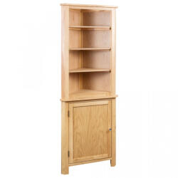 vidaXL Dulap de colț din stejar, 59 x 36 x 180 cm (247042) Dulap arhivare