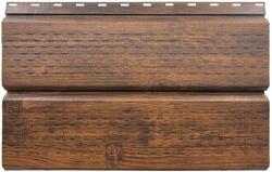 Top Profil Sistem Lambriu metalic perforat Saturn Imitatie lemn Finisaj Mahon 150 cm x 10 buc (22774)