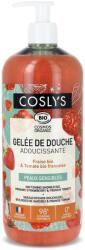 Coslys Gel de dus bio calmant cu Capsuni si Rosii, 1000ml, Coslys