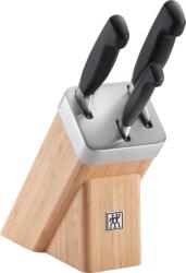 ZWILLING Bloc de cuțite Four Star cu auto-ascuțire, din lemn, cu 3 cuțite, 4 piese (35135-400-0)