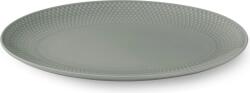 Lyngby Platou oval Rhombe Earth, 28, 5 cm, verde-gri (201870) Tava