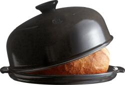 Emile Henry Formă de copt pâine Emile Henry, rotundă, 2, 5 l, neagră (EH799108)
