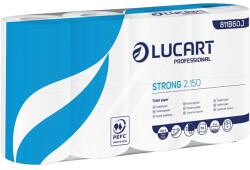 Lucart Toalettpapír, 2 rétegű, kistekercses, 8 tekercses, LUCART "Strong 2.150", fehér