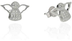 Fine Silver AG124340 - Ezüst beszúrós fülbevaló stekker zárral (AG124340)