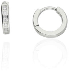 Fine Silver AG124328 - Ezüst bepattintós női fülbevaló pár (AG124328)