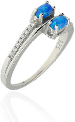 Fine Silver AG124458 - Ezüst női gyűrű Méret: 56 (AG124458)