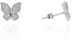 Fine Silver AG124364 - Ezüst beszúrós fülbevaló stekker zárral (AG124364)