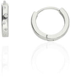 Fine Silver AG124319 - Ezüst bepattintós női fülbevaló pár (AG124319)
