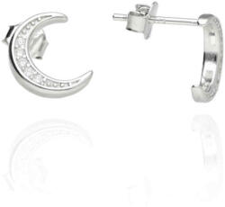 Fine Silver AG124348 - Ezüst beszúrós fülbevaló stekker zárral (AG124348)