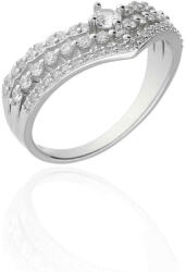 Fine Silver AG124409 - Ezüst női gyűrű Méret: 55 (AG124409)
