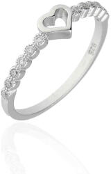 Fine Silver AG124416 - Ezüst női gyűrű Méret: 55 (AG124416)