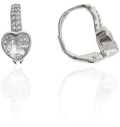 Fine Silver AG124461 - Ezüst beakasztós női fülbevaló pár (AG124461)