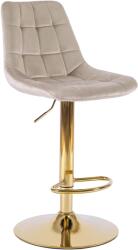 Klubfotel Bárszék ARCOS bézs bársony/arany