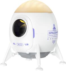 XO LED projektor CF38 csillag és galaxis Bluetooth hangszóró fehér