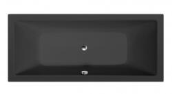 SAPHO Polysan Krysta 180x80 cm matt fekete (71710.21)